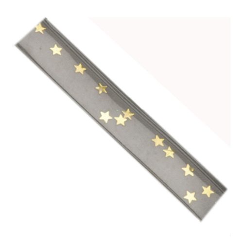 Clear Straps with Gold Star-0