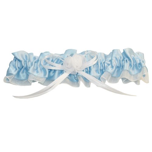 Nice Garter Blue/White-0