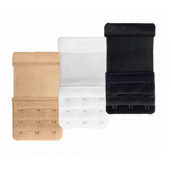 Bra Extenders Elastic (Triple Pack) by Wishes Lingerie Accessories
