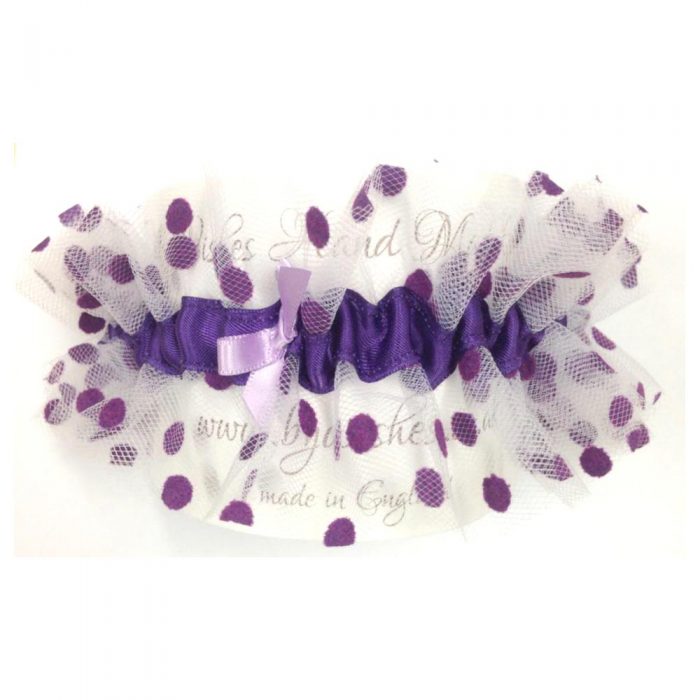 IRIS - purple garter